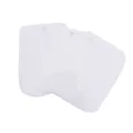 Plastic dough scraper 3-piece set, flexible baking cake cutter, kitchen pastry tool. - F-G Excellent White