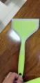 Wide silicone spatula for baking and cooking non-stick cookware kitchen tool green white - Green