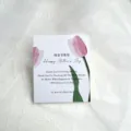 Mother's Day tulip greeting card cake topper floral decoration for party gift - 5-Pack Happy Mother's Day Cards