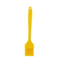 Yellow silicone pastry brush, seamless baking basting brush for kitchen, barbecue and cooking. - Yellow