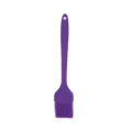 One-piece silicone food brush, purple heat-resistant baking basting brush for kitchen BBQ. - Purple
