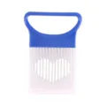 Tagliaverdure per supporto cipolla in acciaio inossidabile utensile da cucina pratico - Blu