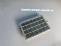 Grey 24-hole silicone ice cube tray square ice maker mold for home kitchen gadget variant - Grey (with Lid)