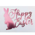 Osterhase Kuchendeko Roségold Acryl Happy Easter Party Dessert Dekoration Cupcake Aufleger - Happy Easter Spiegel Rosenrot