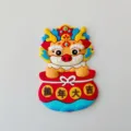 2024 Chinese dragon year soft PVC cake topper cute New Year baking decoration ornament - Auspicious Dragon Year