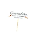 Graduation cake topper paper insert decoration for graduation party celebration cupcake decor - Graduation Season Style F Material Pack / 5 Pieces/Pack
