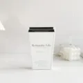 Weisse konische Papierverpackungsbox mit romantischem Text fuer taegliche Geschenke. - "Romantic Life" Schwarz-Weiße Blumenboxen (5 Stück)