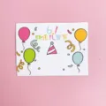 Topper per Cupcake per Festa Decorazione per Torta Carina Inserti di Carta Forniture - Stile G Buona Festa dei Bambini / Set di 10 fogli