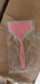 Pink silicone spatula wide kitchen turner for baking pancake pizza nonstick cookware SKU - Orange