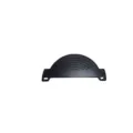 Black silicone pot strainer kitchen food drainer clip on colander for pasta vegetables - Black