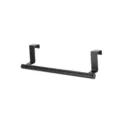 Porte-serviettes noir pour porte de placard en acier inoxydable à suspendre cuisine. - Petit (23.5cm) / Noir