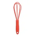 Mini Silicone Whisk Red Kitchen Hand Egg Beater Baking Tool Plastic Handle Variant - Red