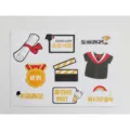Set di adesivi per decorazione torta di laurea con simpatici design di diploma per festa. - Set Stagione di Laurea