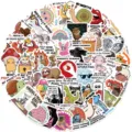 50pcs funny mental breakdown meme waterproof stickers for journal laptop luggage water bottle - 50-Piece Mental Breakdown Stickers
