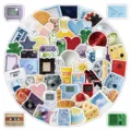 Cute aesthetic summer diary stickers set for journaling, scrapbooking, and DIY crafts. - 103 Pieces/Pack / Fresh Summer Ins Style