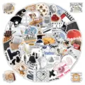 Aesthetic cartoon sticker pack waterproof cute decals for laptop phone journaling 55pcs - Cartoon Ins Style / 55 Pieces/Pack / Colorful