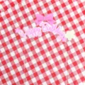 Acrylic Happy Birthday cake topper detail with cute pink bow and floral party decoration. - Pink Flower Happy Birthday