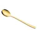 Korean Style Gold Stainless Steel Long Handle Spoon Dessert Spoon Tableware 1 Piece - Gold