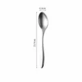 Stainless steel dinner spoon with ergonomic handle, matte finish, durable tableware for home. - 21.9x4.3cm / Silver Dining Spoon