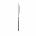 Hammered stainless steel dinner knife, size 24.3x2cm, weight 111g, durable table knife. - Dinner Knife / Silver