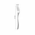 304 stainless steel dinner fork western table fork kitchen cutlery tool with size 21.7cm - 21.7x2.6cm / Silver Dining Fork