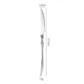 Stainless steel western dining knife with beaded handle french luxury elegant tableware 23cm - Dinner Knife