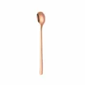 Korean style long handle stainless steel spoon rose gold 20cm bar cocktail dessert spoon - 20cm / Rose Gold