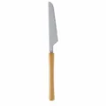 Japanese style stainless steel steak knife with wooden handle, durable kitchen tableware 21.5cm - Dinner Knife / Ash Wood Handle