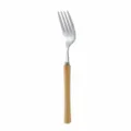 Japanese 304 stainless steel fork with wooden handle, elegant dinner fork 19.3cm long - Dinner Fork / Ash Wood Handle
