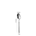 Cuillère à soupe en acier inoxydable 304 colonne romaine, vaisselle argentée de haute qualité. - Cuillère à Thé