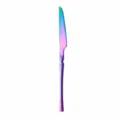 Stainless steel rainbow steak knife western dinner knife ergonomic handle tableware 54g - Colored Dinner Knives