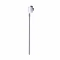 Cuillère paille en acier inoxydable créative fleur de cerisier long manche mélange - Cuillère Paille Fleur de Cerisier / Argent