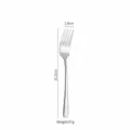 Stainless steel dinner fork, premium table fork for western food, polished finish. - Dinner Fork