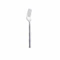 304 stainless steel dessert fork with elegant bamboo joint handle, 15cm length, 36g weight. - Tea Fork / Silver