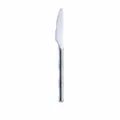 Stainless Steel Western Table Knife with Bamboo Handle Dinner Steak Cutlery Tool 1pc - Dinner Knife / Silver