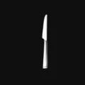 Stainless steel steak knife square handle 21cm dinner knife kitchen tableware single piece - Dessert Knife