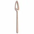 Minimalist gold stainless steel hanging cup dessert knife, elegant design for coffee and cake. - Dinner Knife / Rose Gold