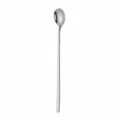 Korean style long handle stainless steel spoon, 23.8cm bar cocktail spoon variant. - 23cm / Silver