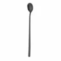 Long handle stainless steel bar spoon, black cocktail stirring spoon, 23.8cm variant. - 23cm / Black