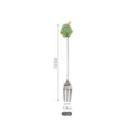 Cute cartoon green monster stainless steel cocktail stirring fork and spoon variant item style. - Green Bear Fork