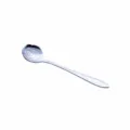 Stainless steel flower spoon cute mini coffee spoon dessert mixing spoon silver 12.5cm - Short Rose / 125mm / Silver