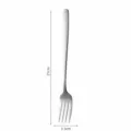 Koreanischer Edelstahl Gabel silberne Farbe 21cm Laenge 36g Gewicht Besteck Kueche teil - 304 Edelstahl - Gabel Nr. 1