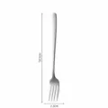 Koreanische Edelstahl Essgabel, 18.5 cm lang, robustes Besteck für Küche und täglichen Gebrauch. - 304 Edelstahl - Gabel Nr. 2