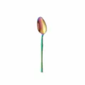 Rainbow stainless steel spoon tableware western style slim waist dessert spoon single piece 15.3cm - Colored Teaspoons