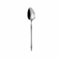 Stainless steel spoon 19.8cm thick round handle Roman column table spoon western cutlery - Silver Spoon