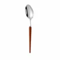 Japanese style 304 stainless steel spoon with wooden handle, 20.5cm long table spoon. - Dinner Spoon / Pear Wood Handle