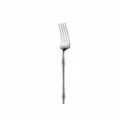 Stainless Steel Dinner Fork Roman Column Handle Western Steak Cutlery Tableware 20cm - Silver Dinner Fork