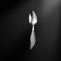 Stainless Steel Spoon Feather Handle Tableware Silver Cutlery Kitchen Dining Tool 1pc - Dinner Spoon / Silver