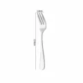 Stainless steel dessert fork 13.9cm small fruit fork kitchen dining table tableware. - No. 4 Fork