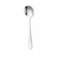 Stainless steel round spoon dinnerware kitchen tool table spoon 18.8cm length polished finish - No. 1 Round Spoon
